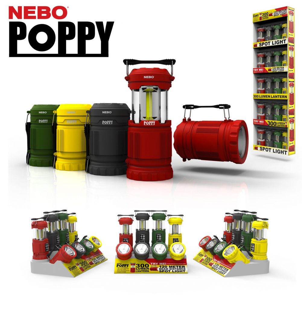 Nebo Poppy 300 Lümen Led Kamp Feneri 6555